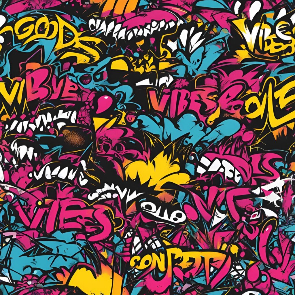 Vibes graffiti